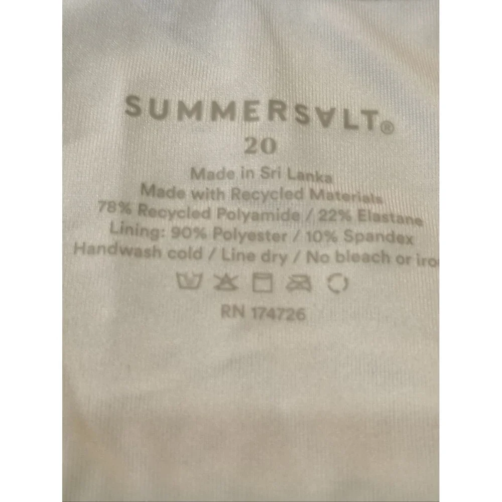 Summersalt The Perfect Wrap One Piece Swimsuit Size 20